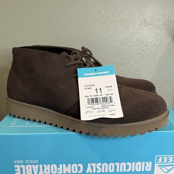 Reef Men's Leucadian Brown Booties CJ5166 Size 11 NEW IN BOX NO LID - Picture 8 of 9